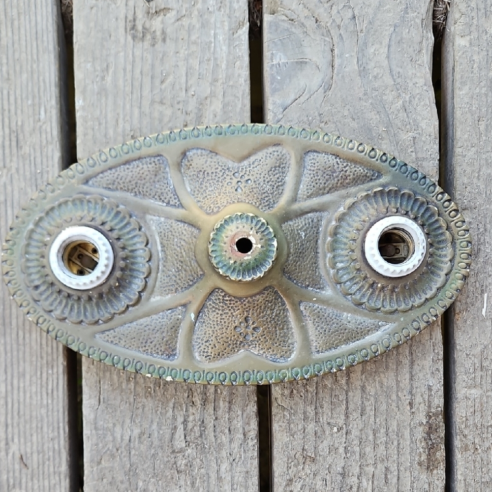 Vintage ceiling light fixture